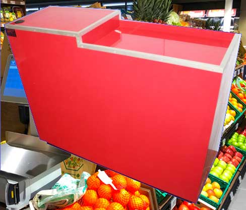 Modulo de Cobro Recto, 40 cm ancho x 120 cm largo y 85 cm alto