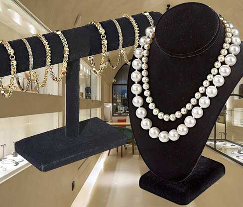 Exhibidor de pulseras y cadenas