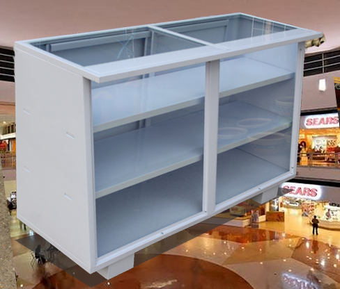 Vitrina Exhibidor de 3 niveles 55x120x96 cm